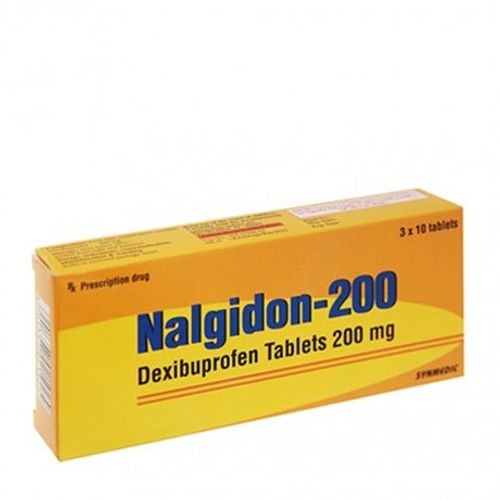 Viên nén Nalgidon 200 Synmedic điều trị viêm khớp dạng thấp, đau cơ xương, đau răng (3 vỉ x 10 viên)