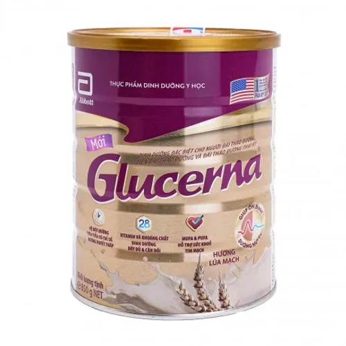 Sữa bột dinh dưỡng cho người đái tháo đường hương lúa mạch Abbott Glucerna (800g)