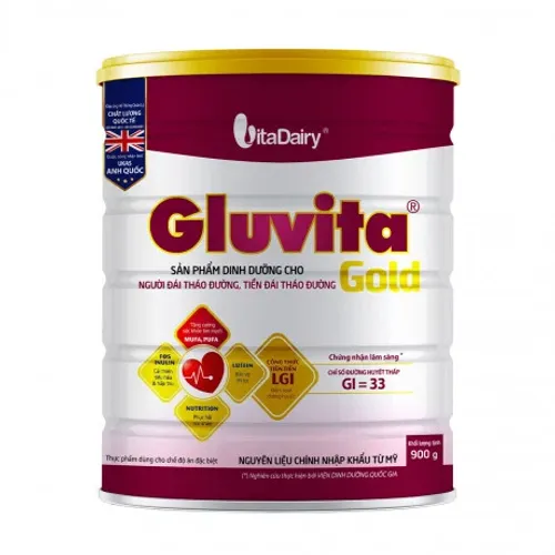 Sữa bột dinh dưỡng dành cho người tiểu đường Gluvita Gold (900g)
