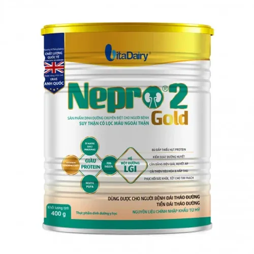 Sữa bột dinh dưỡng dành cho bệnh nhân thận Nepro 2 Gold (400g)