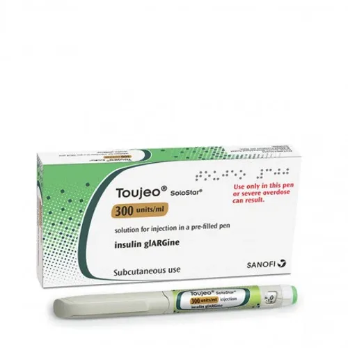 Dung dịch tiêm Toujeo Solostar điều trị đái tháo đường (5 bút tiêm nạp sẵn thuốc x 1.5ml)