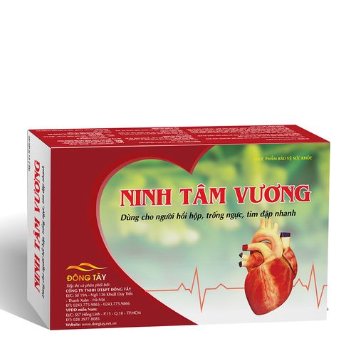 Viên uống Ninh Tâm Vương hỗ trợ tim mạch (Hộp 30 viên)