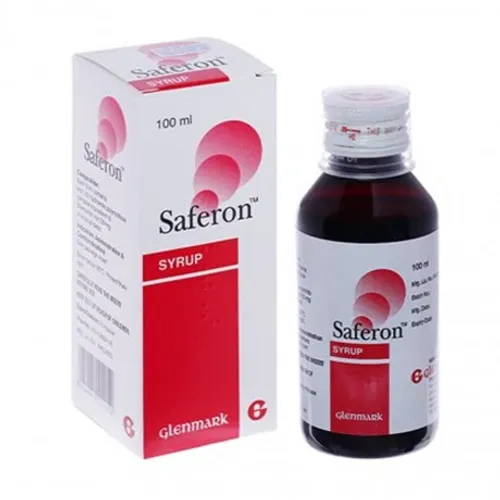 Siro SAFERON SYR 50MG /5ML bổ sung sắt, bổ máu (chai 100ml)