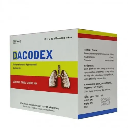 Dacodex (Hộp 10 vỉ x 10 viên)