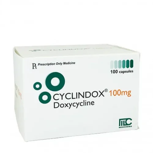 Viên nang cứng Cyclindox Caps 100mg điều trị nhiễm khuẩn (10 vỉ x 10 viên)