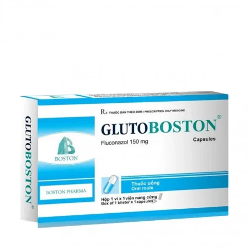 Viên nang Glutoboston 150mg điều trị các bệnh nấm candida ở âm hộ - âm đạo (1 vỉ x 1 viên)
