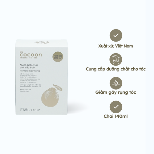 Nước dưỡng tóc tinh dầu bưởi Cocoon (140ml)