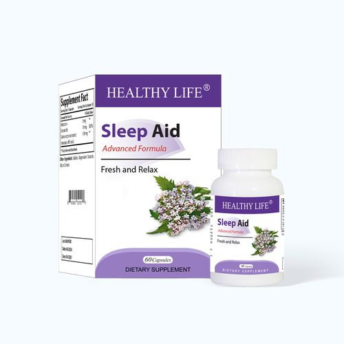 Viên uống Healthy Life Sleep Aid hỗ trợ giấc ngủ ngon (Hộp 60 viên)