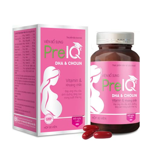 Viên uống Pre IQ DHA & Cholin bổ sung dưỡng chất cho phụ nữ mang thai  (Hộp 30 viên)