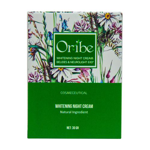 Kem dưỡng ban đêm ORIBE Whitening Night Cream giúp làm giảm mụn, vết thâm do mụn, kiểm soát dầu nhờn (Hộp 30g)