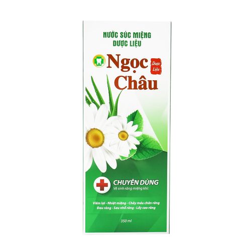 Nước súc miệng dược liệu Ngọc Châu (Chai 350ml)