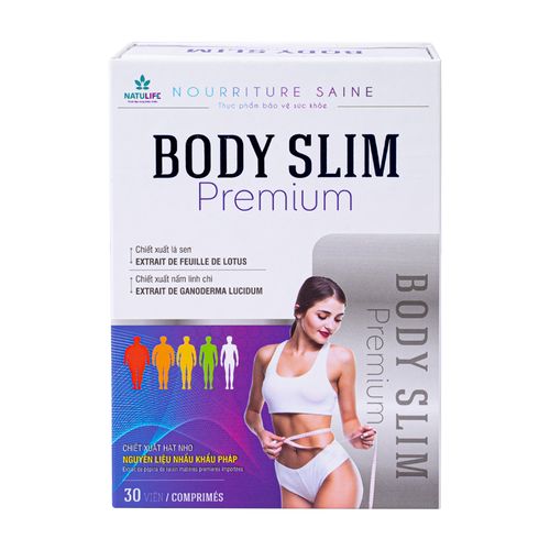 Viên uống Body Slim Premium hỗ trợ giảm cân (Hộp 30 viên)