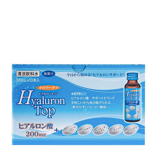 Nước uống Hyaouron Top hỗ trợ cấp ẩm da (Hộp 10 chai)