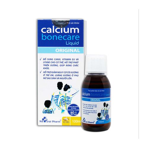 Siro Calcium Bonecare hỗ trợ chắc khỏe xương (Chai 100ml)