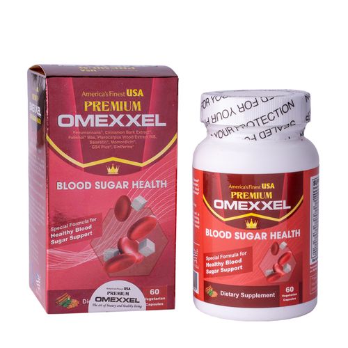 Viên uống Premium Omexxel Blood Sugar Health hỗ trợ đường huyết (Hộp 60 viên)