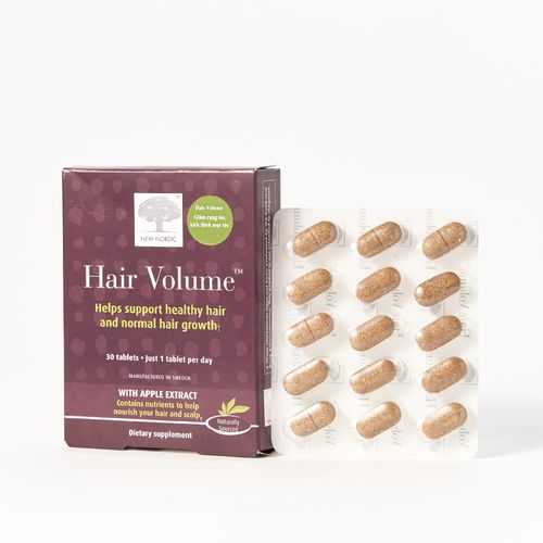Viên uống New Nordict Hair Volume hỗ trợ giảm rụng tóc, làm đẹp tóc (30 viên)