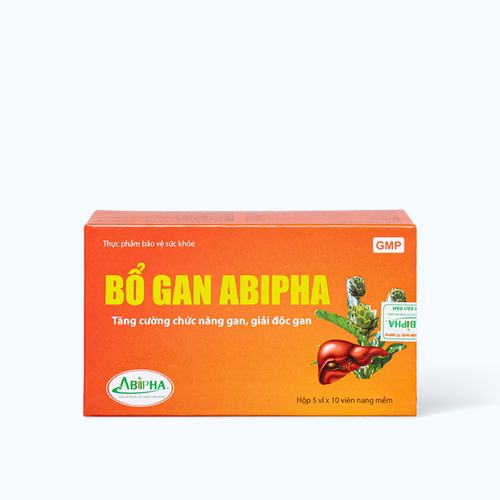 Viên uống ABIPHA Tăng cường chức năng gan, giải độc gan (Hộp 50 viên)