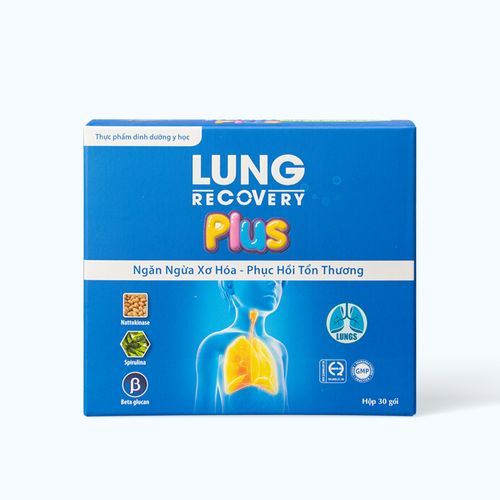 Bột VN MEDICARE Lung Recovery hỗ trợ bổ phổi cho trẻ em  (Hộp 30 gói)