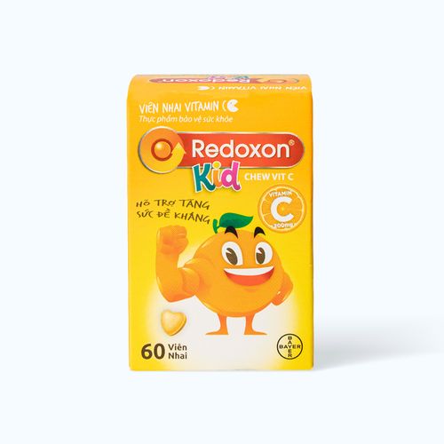 Viên nhai BAYER Redoxon Kid bổ sung Vitamin C (Hộp 60 viên)