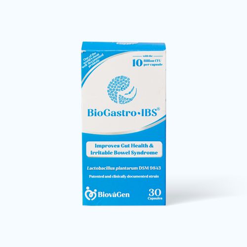 Viên uống BiovaGen Biogastro IBS bổ sung men vi sinh, cải thiện hội chứng ruột kích thích và hỗ trợ tiêu hóa (Hộp 30 viên)