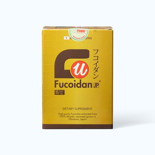 Viên uống Fucoidan JP hỗ trợ tăng cường đề kháng cơ thể (Hộp 60 viên)