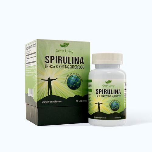 Viên uống Nature Gift Green Living Spirulina bổ sung vitamin và khoáng chất (Hộp 60 viên)