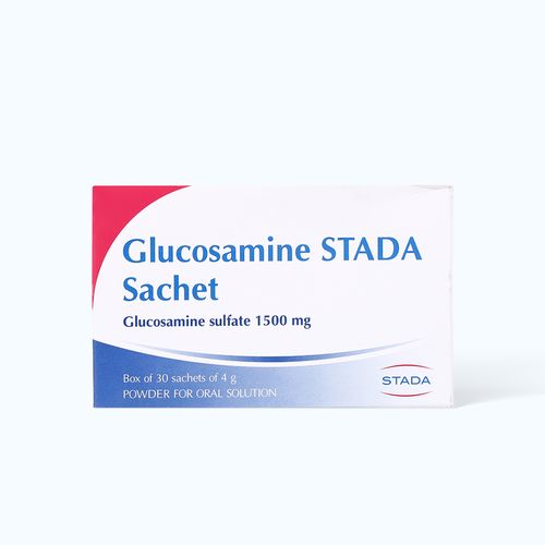 Bột pha uống Glucosamin Stada 1500mg giảm triệu chứng thoái hóa khớp gối (30 gói x 4g)
