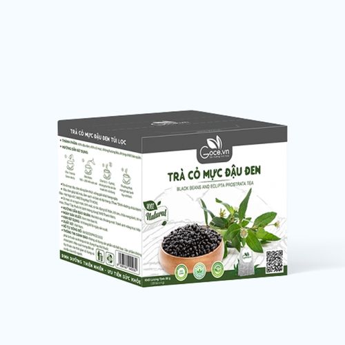 Trà cỏ mực đậu đen túi lọc Goce (Hộp 80g)