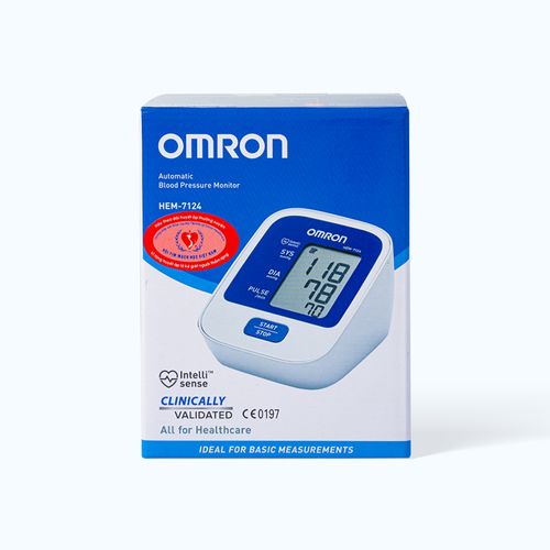 Máy đo huyết áp tự động Omron HEM-7124 (Hộp 1 cái)