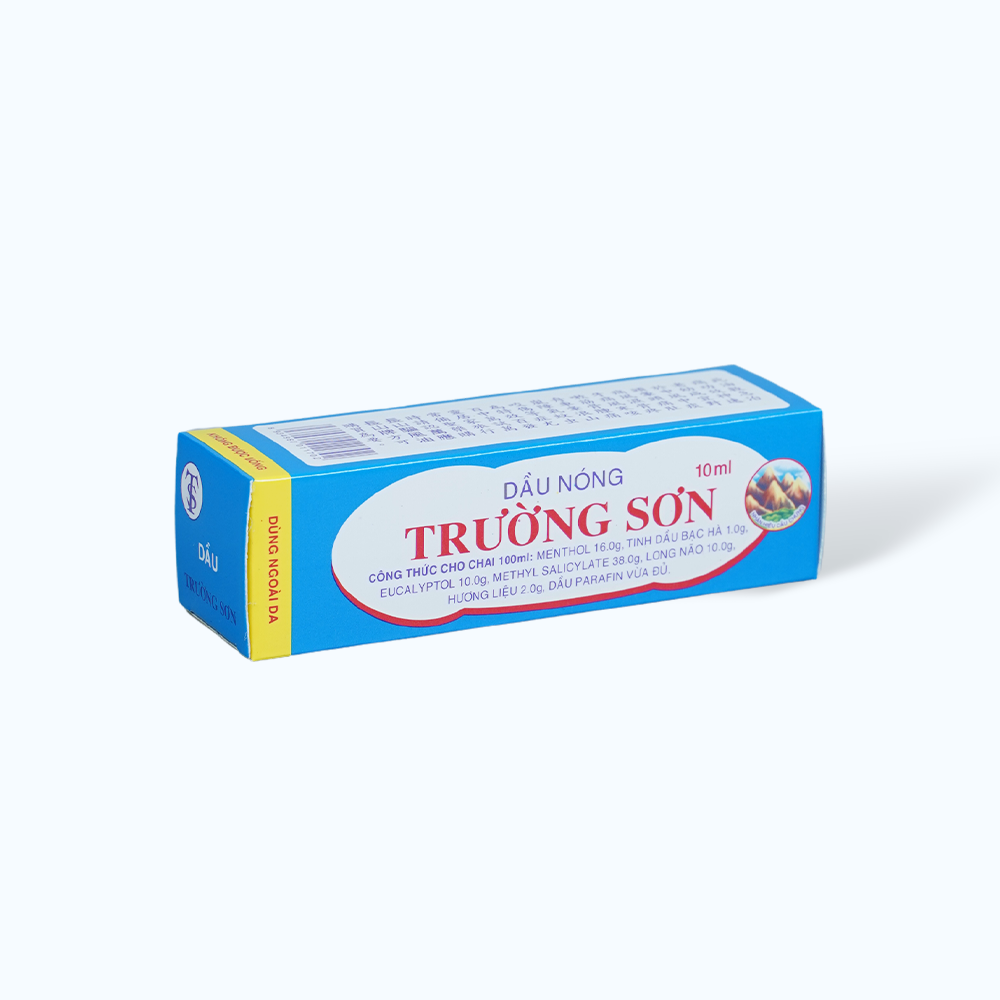 Dầu nóng Trường Sơn điều trị cảm, ho, số mũi, trúng gió (chai 10ml)