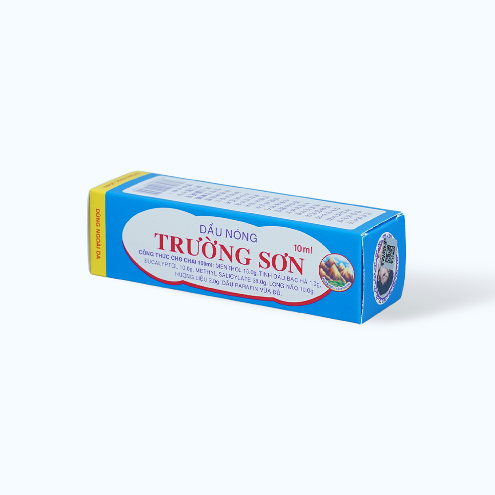 Dầu nóng Trường Sơn điều trị cảm, ho, số mũi, trúng gió (chai 10ml)