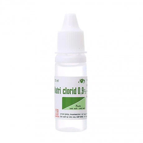 Nước muối Natri Clorid 0.9% Pharmedic khô mắt, rửa mắt, sinh mũi (chai 10ml)