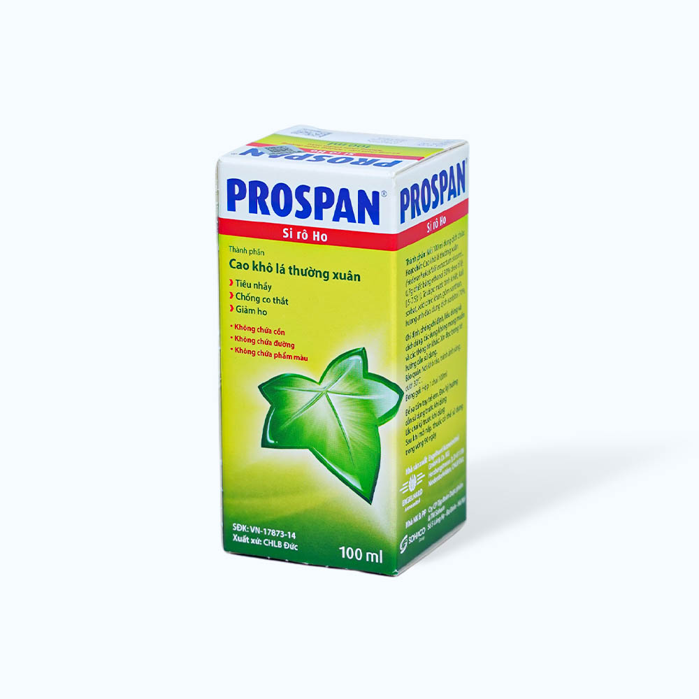 Siro Prospan trị ho, viêm phế quản mạn tính (chai 100ml)