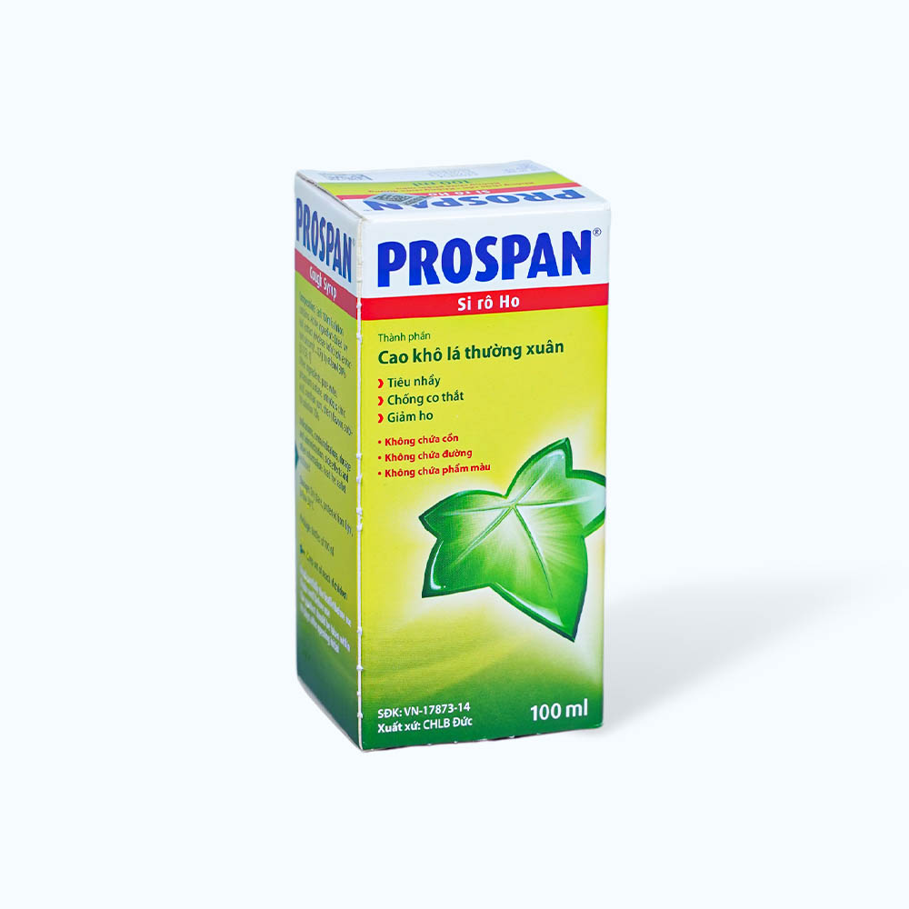 Siro Prospan trị ho, viêm phế quản mạn tính (chai 100ml)