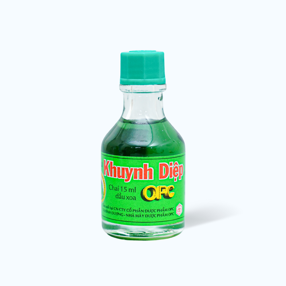 Dầu Khuynh Diệp OPC trị cảm cúm, sổ mũi, nghẹt mũi, chóng mặt, say tàu xe (chai 15ml)