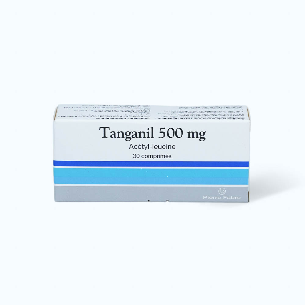 Viên nén Tanganil 500mg điều trị cơn chóng mặt (3 vỉ x 10 viên)