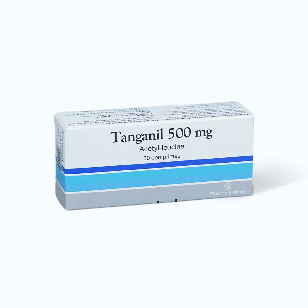 Viên nén Tanganil 500mg điều trị cơn chóng mặt (3 vỉ x 10 viên)