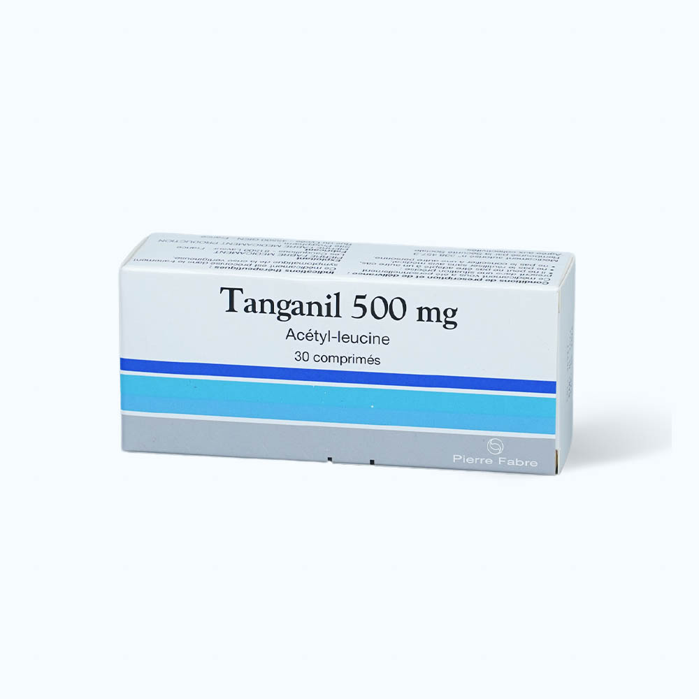 Viên nén Tanganil 500mg điều trị cơn chóng mặt (3 vỉ x 10 viên)