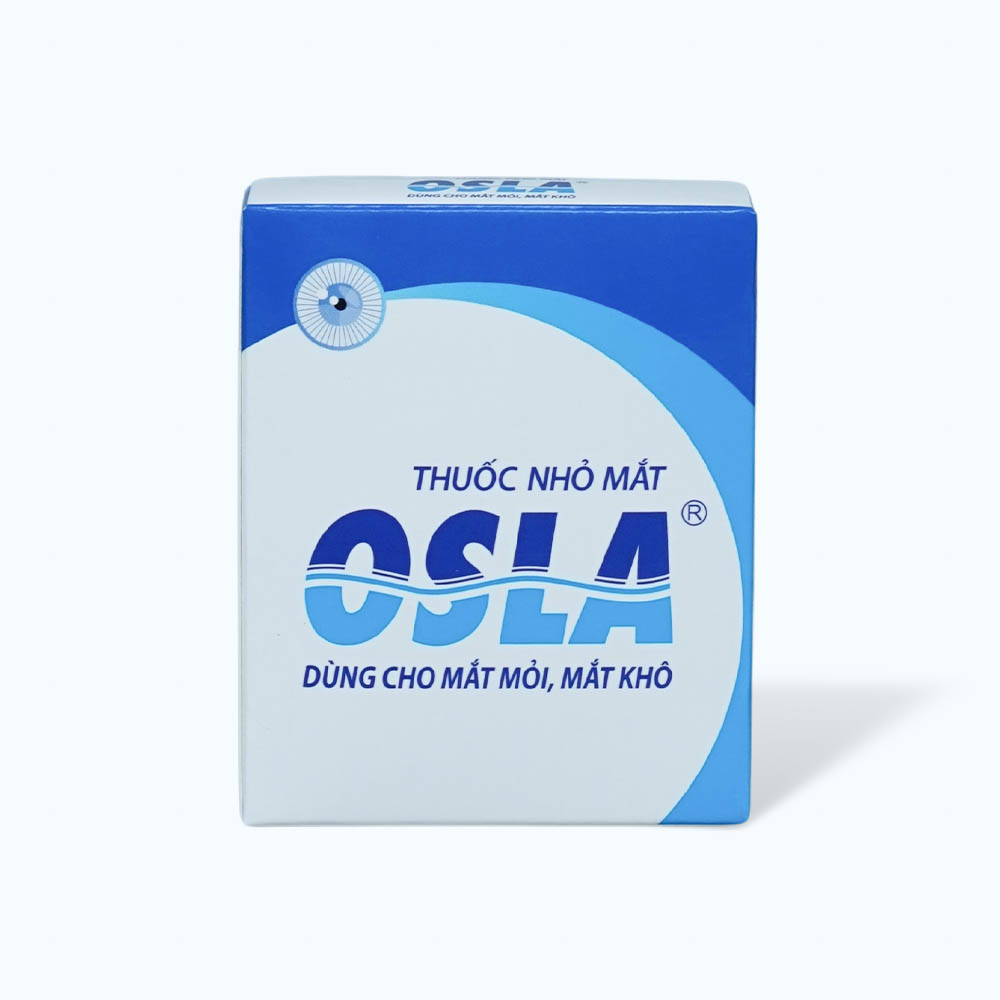 Thuốc nhỏ mắt Osla mỏi mắt, khô mắt, phòng ngừa các bệnh về mắt (chai 15ml)