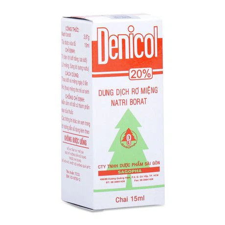 Denicol 20% (hộp 1 chai 15ml)