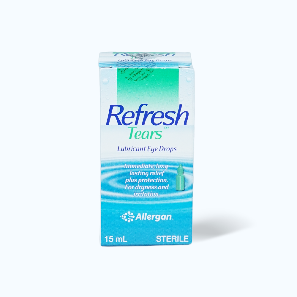 Thuốc nhỏ mắt Refresh Tears 15ml giảm kích ứng, khô mắt (Chai)