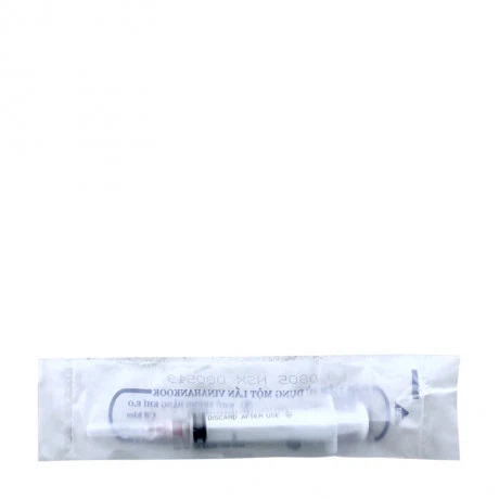 Bơm tiêm sử dụng một lần VINAHANKOOK 5ml/cc được khử trùng bằng khí E.O (hộp 100 cái)