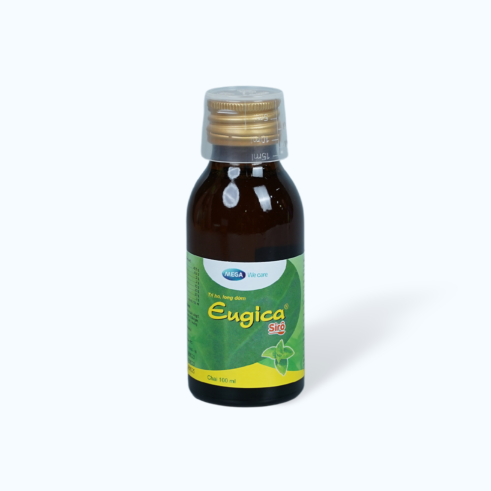 Siro Eugica siro trị ho, tiêu đờm, viêm họng, viêm phế quản (chai 100ml)