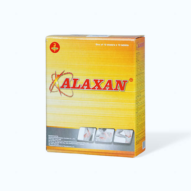 Viên nén bao phim Alaxan giảm các cơn đau cơ xương khớp (10 vỉ x 10 viên)