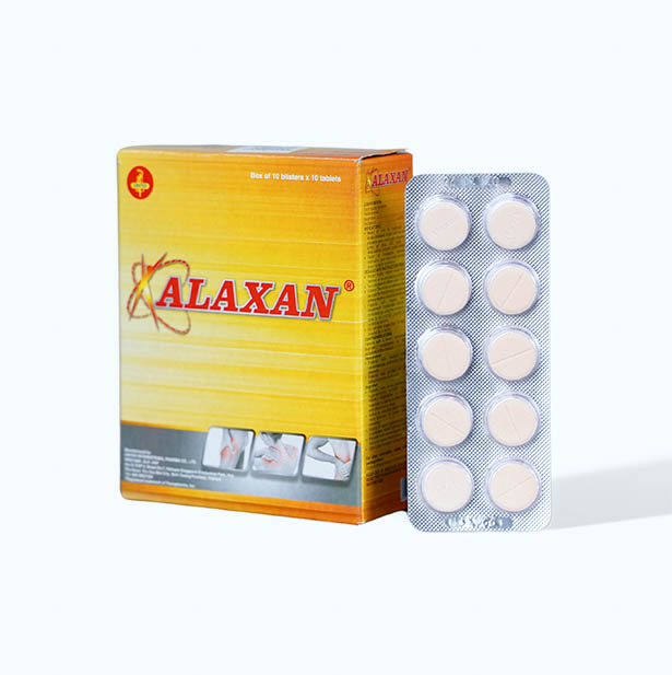 Viên nén bao phim Alaxan giảm các cơn đau cơ xương khớp (10 vỉ x 10 viên)