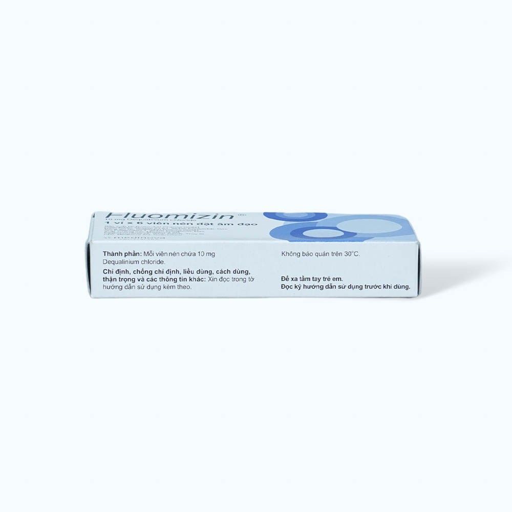 Viên đặt âm đạo Fluomizin 10mg điều trị nhiễm nấm âm đạo, nhiễm khuẩn âm đạo (1 vỉ x 6 viên)