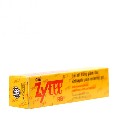 Gel Zytee giảm đau răng, viêm loét miệng (tuýp 10ml)