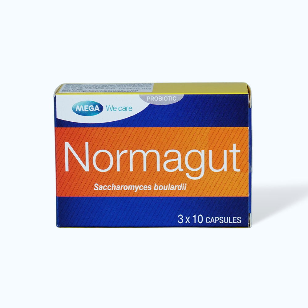 Viên nang Normagut 250mg cân bằng hệ vi sinh đường ruột, hỗ trợ điều trị hpylori (3 vỉ x 10 viên)