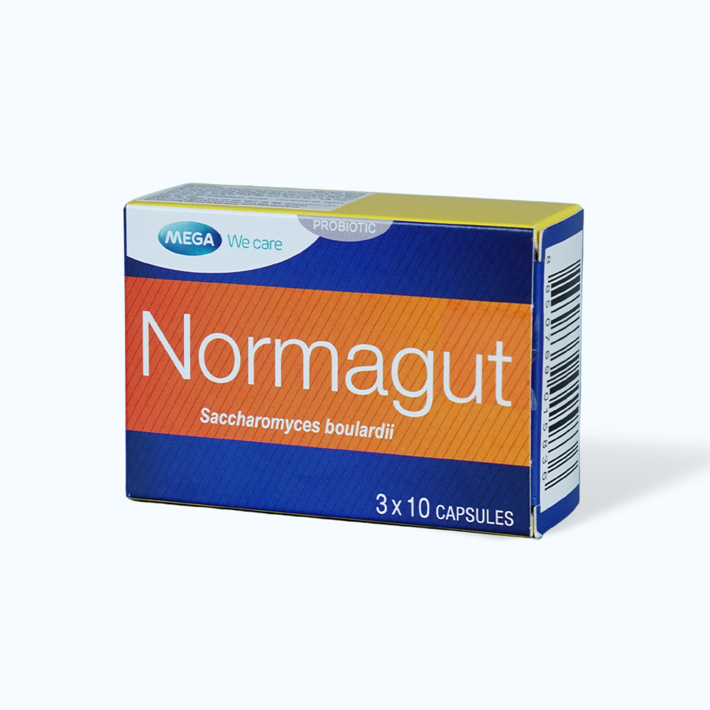 Viên nang Normagut 250mg cân bằng hệ vi sinh đường ruột, hỗ trợ điều trị hpylori (3 vỉ x 10 viên)