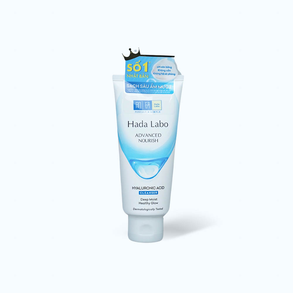 Kem Rửa Mặt HADA LABO Labo Advanced Nourish Hyaluronic Acid Sạch Sâu (80g)